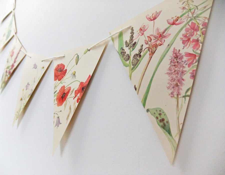 Spring and Summer Paper Bunting 