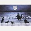 "Moonlight Ceilidh" A5 Greetings Card with Envelope