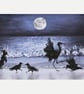 A5 Greetings Card "Moonlight Ceilidh"
