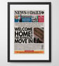 Personalised Housewarming Gift Newspaper - Image 1