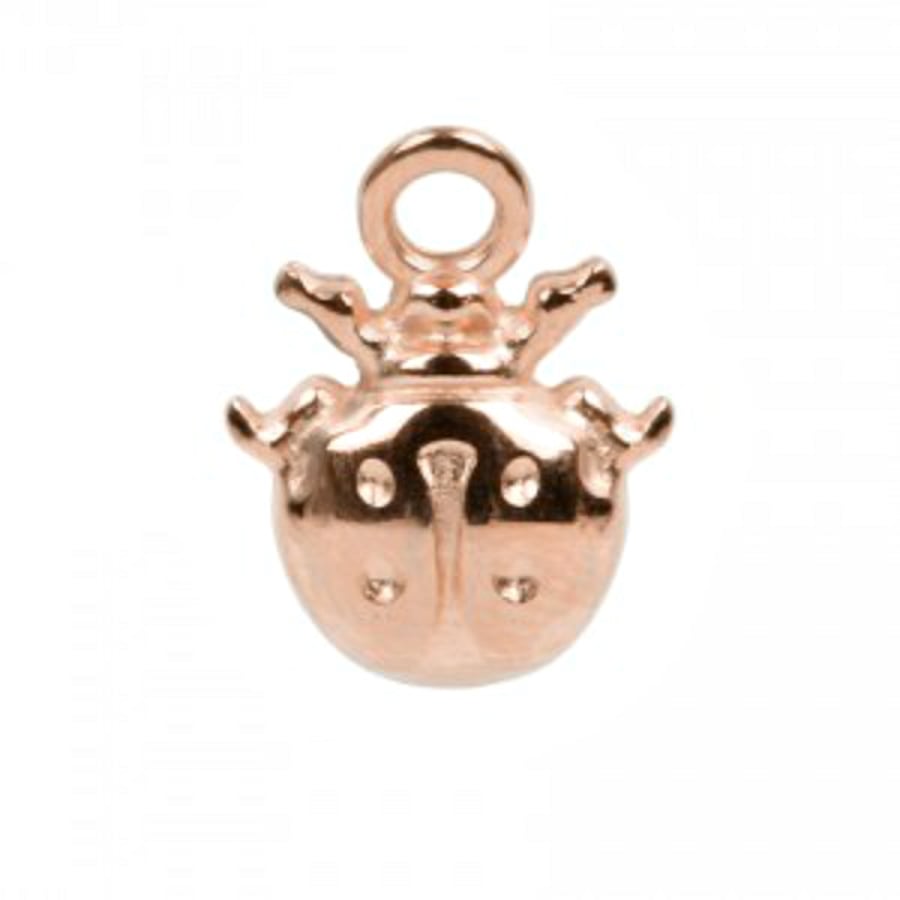 Rose Gold Plated Ladybird Charm