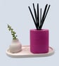 Handmade Fuchsia Pink Diffuser Bottle Holder for Home Fragrance - Image 7