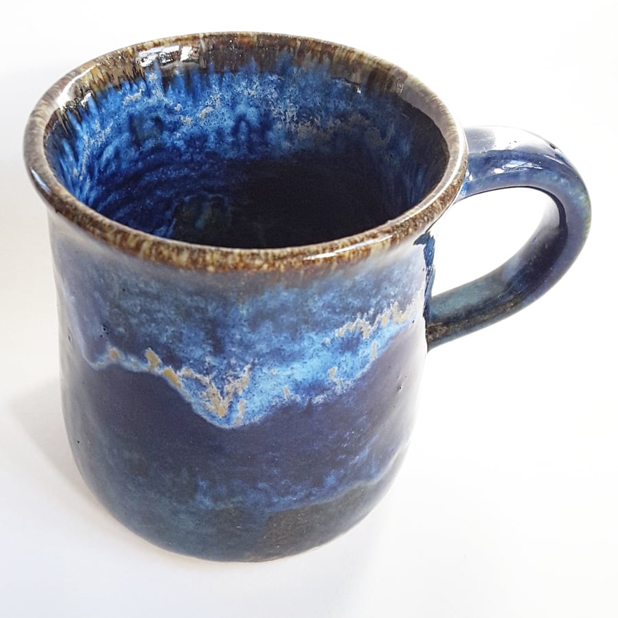 Blue Wave Ceramic Mug 
