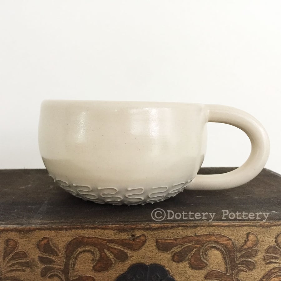 Ceramic cup hand thrown mug pottery mug coffee cup tea mug teacup