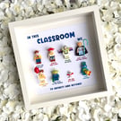 Toy Story “In This Classroom We” Personalised Minifigures Gift Frame (8)