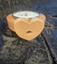 Clock in hardwood case  - Image 3