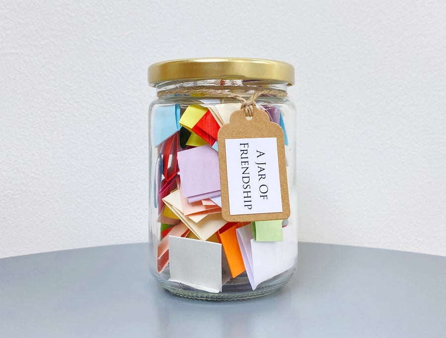 A Jar of Friendship Quotes - Perfect Gift For A Special Friend - Best Friend Jar
