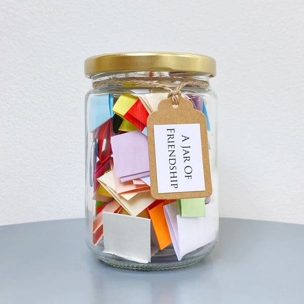 A Jar of Friendship Quotes - Perfect Gift For A Special Friend - Best Friend Jar