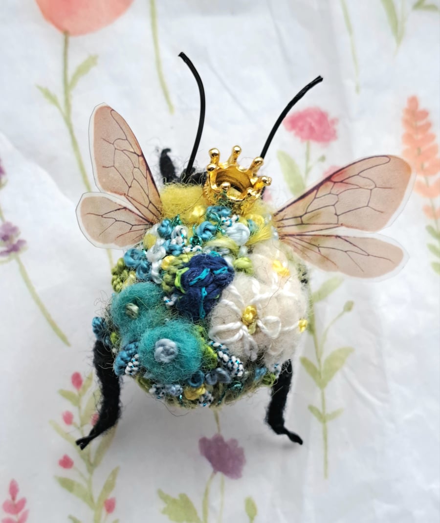 Embroidered Queen Bee 