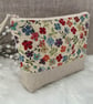 Tapestry Cosmetic Bag, Zipped Purse, Make up Bag, Toiletry Bag