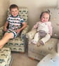 Children's Sheep Grey Armchair iLiv Baa Fabric Lambs Kids Chair Girls Seat Boys - Image 10