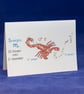 Astrology star sign Scorpio greetings card - Image 1