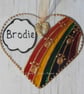 Rainbow Bridge pet memorial sun catcher decoration with charm - Image 4