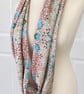 William Morris Hyacinth Infinity Scarf, 100% cotton  - Image 2
