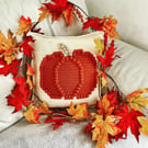 Pumpkin cushion