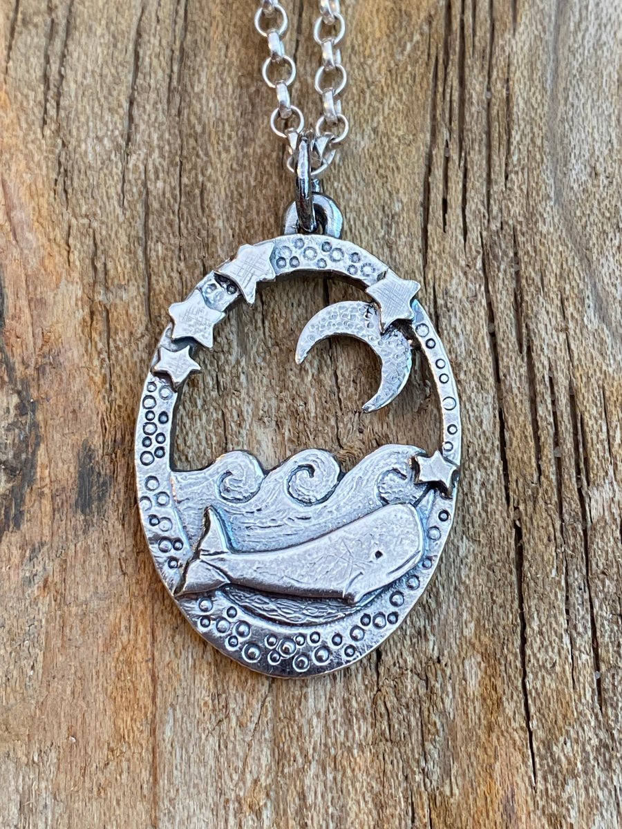 Whale Pendant (SOLD) Reserved for Alex