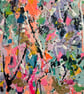 "Ibiza Vibes" Original Abstract Painting - Image 4