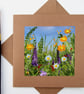 Original Painting - Greetings Card "Countryside Flowers (Ref no 94)