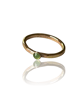 Emerald Gold stacking Ring - Image 2