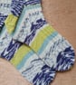 Socks, hand knitted, LARGE adult size 9-11 - Image 3