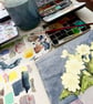 Framed original watercolour painting 'Pot of Primroses' - Image 4