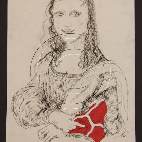 Mona Lisa Santa Y-Fronts