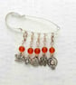 Crochet or knitting stitch markers - sets of 5 - Image 2