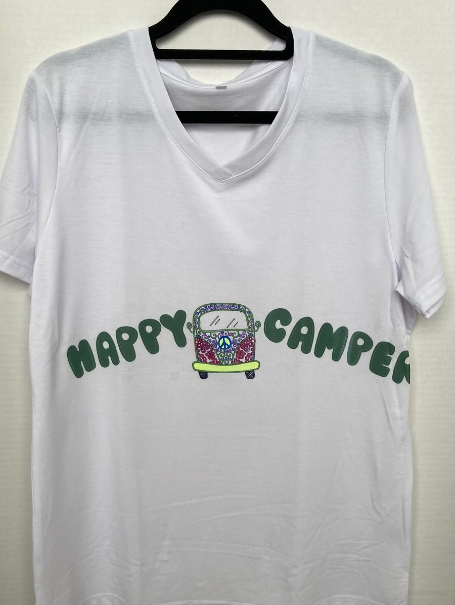 Happy camper t shirt