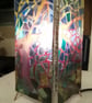 Stained Glass Winter Trees Lamp - Image 3