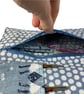 interchangeable and double pointed needle case with blue sheep, knitting needle  - Image 3