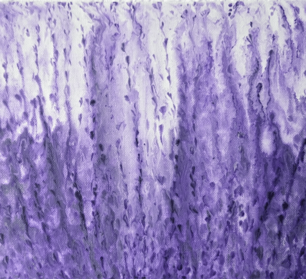 "Lilac Mystery" Original Handmade Abstract Acrylic Painting