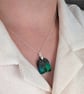 Aurora Borealis Glow In The Dark Necklace, Handmade Resin Jewellery  - Image 5