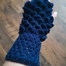 Dragon scale handwarmers Fingerless gloves