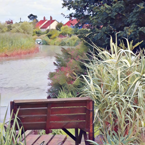 Well Creek Norfolk Blank Greeting Card A5