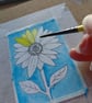 Sunflower - Original ACEO - Image 3