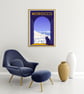 Morocco retro travel poster, Morocco wall print, retro wall art - Image 4