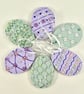 Easter egg decoration - hanging jewelled egg, handmade - Image 4