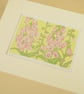 Foxgloves - Limited edition Linocut Print - Image 2