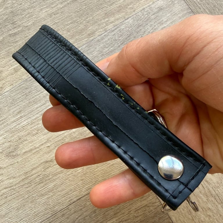 Wrist Strap Key Chain 2 - Made from a Bicycle Inner Tube