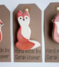 Ceramic Fox Brooch - Image 2