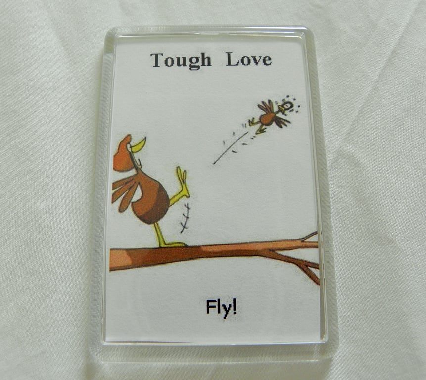 Tough Love Empty Nest Leaving Home Fridge Magnet