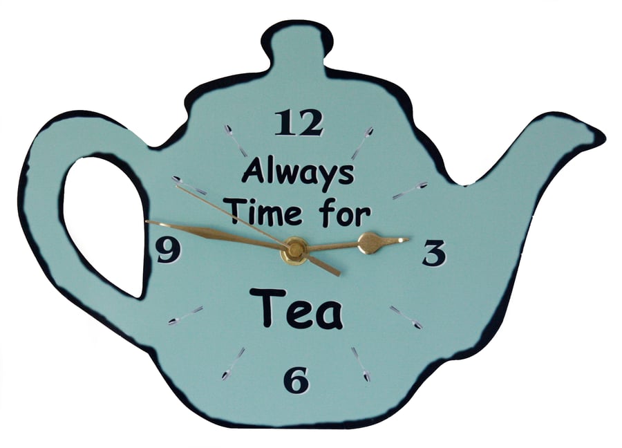 Teapot Wall Clock - to remind you when to make that cuppa