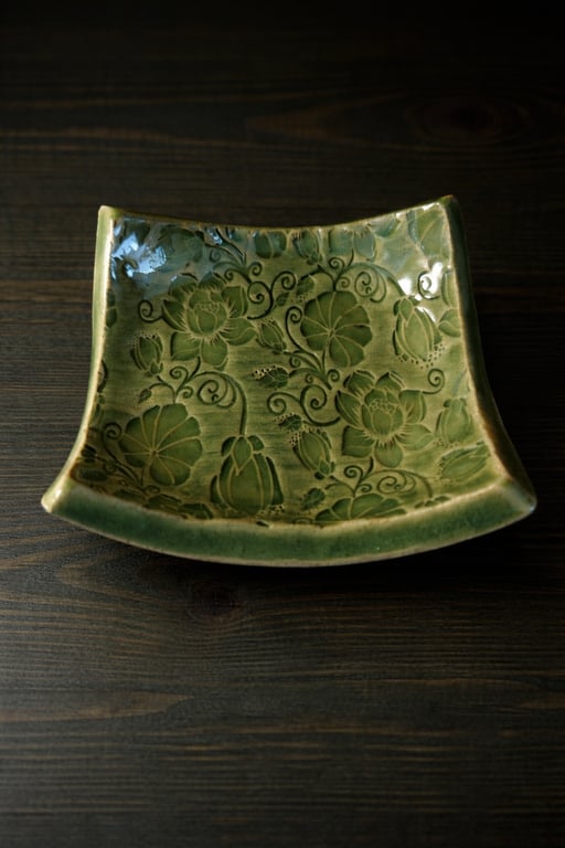 Water lily trinket dish