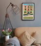 The Grove Surbiton travel poster print by Susie West - Image 5