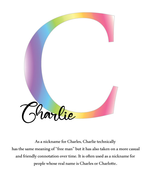 Rainbow name meaning print 8