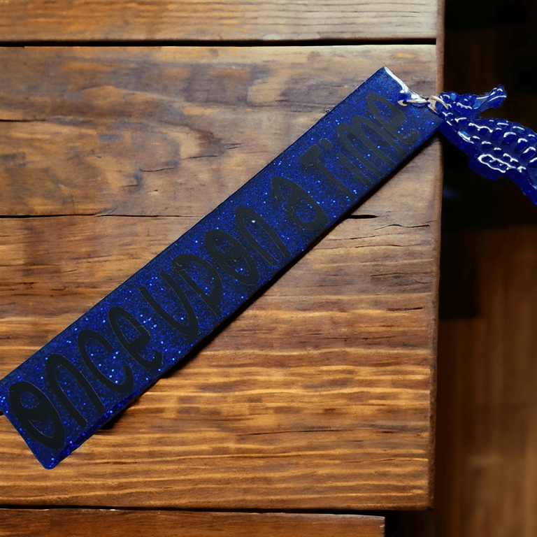 Handmade resin bookmark