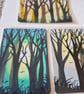 ACEO original watercolour painting bundle x3  - Image 2