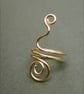 Handmade  Ring, Adjustable Ring in brass, copper  gift jewelry - Image 2