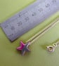Star purple grey pendant necklace - Image 3