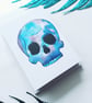 Skull card pack. 10 pack of mini skull cards. A7 size, with envelopes  - Image 3